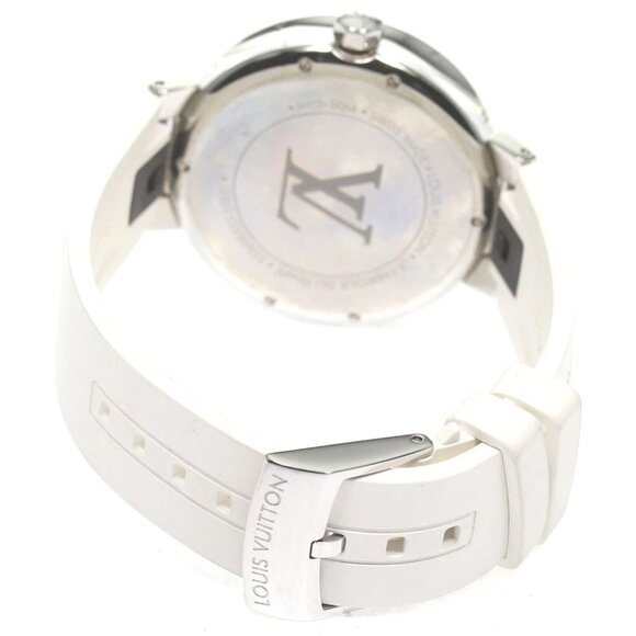 LOUIS VUITTON Tambour Moon Divine QA020 black Dial Quartz Ladies Watch_826211 - Picture 6 of 7